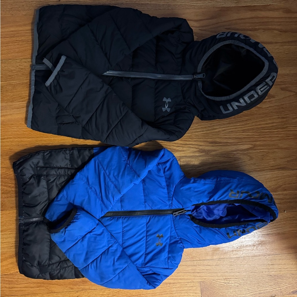 Under Armour Kids Black and Blue Jackets